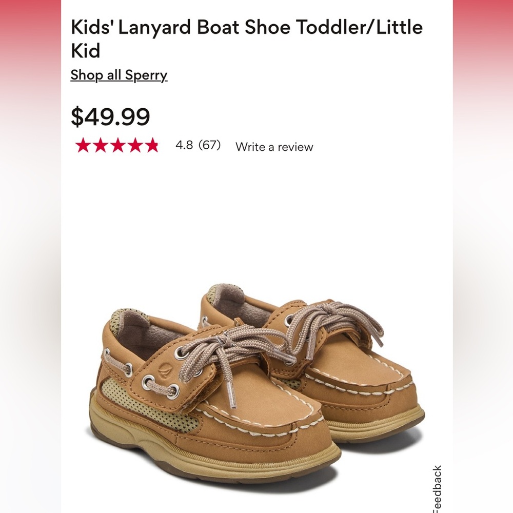 Kids' Lanyard Boat Shoe